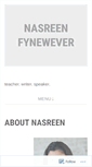 Mobile Screenshot of nasreenfynewever.com