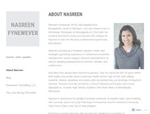 Tablet Screenshot of nasreenfynewever.com